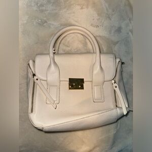 Cream H&M Satchel Purse